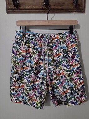 Michael's Men's Mesh Liner Swim Trunks Dragonfly Swim Shorts Medium Retail $110
